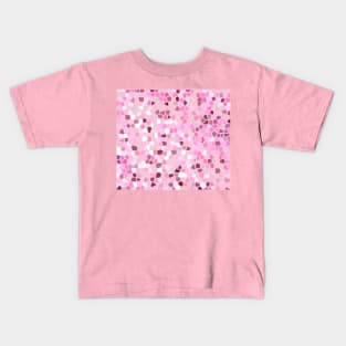 Pink Mosaic Kids T-Shirt